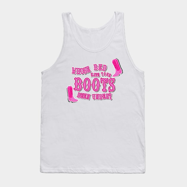 Shania Twain Pink Cowgirl Aesthetic Tank Top by Asilynn